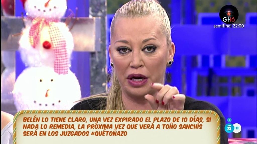 Belén, sobre el silencio que mantiene Toño: "De ahora en adelante voy a hacer lo mismo"