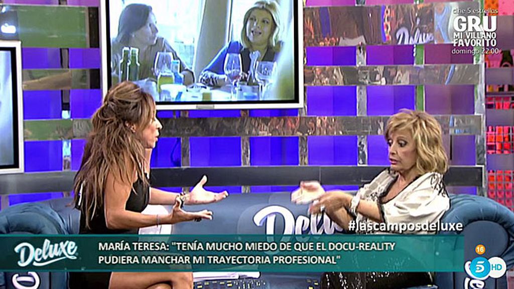 María Teresa, a María Patiño: "Terelu no es menos profesional que vosotras"