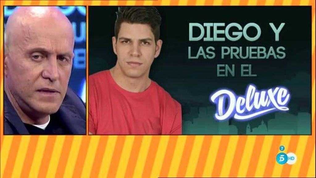 Diego Matamoros y las pruebas en el ‘Deluxe’