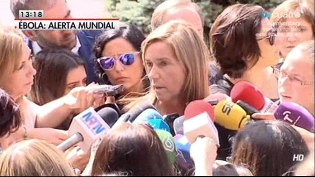 Ana Mato: "Lo importante en esta crisis no es que la ministra sea la protagonista"