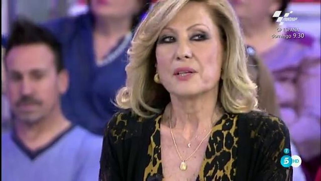 Rosa : “Entiendo que Gloria y Amador no hayan ido al acto de Correos para Rocío Jurado”