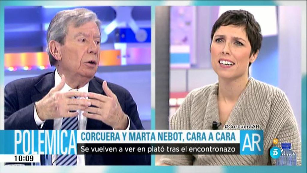 José Luis Corcuera, a Marta Nebot: "Cuando la oigo, tengo la impresión de que Podemos tiene derecho de pernada"