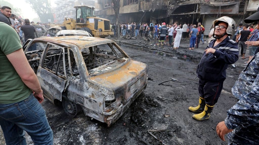 Aumentan a 180 los muertos tras el atentado de Bagdad