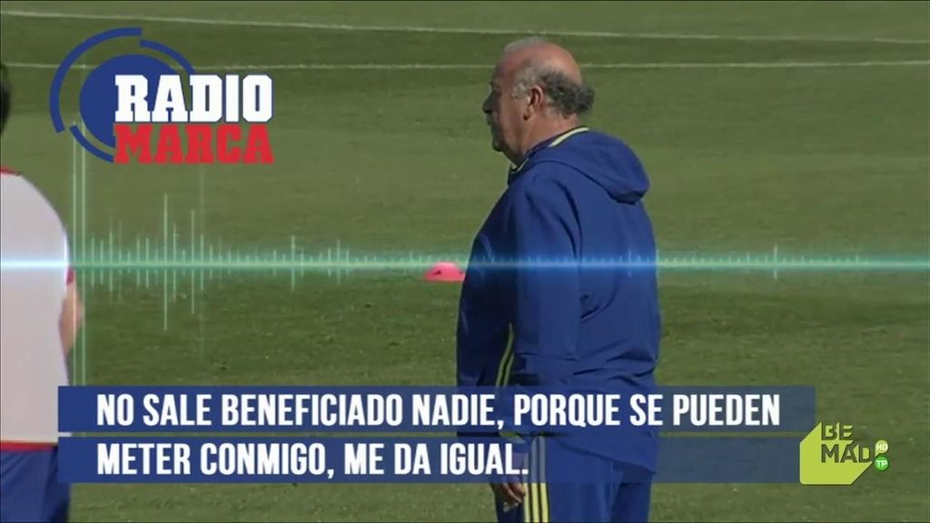 Del Bosque se queja amargamente de las polémicas: “Una mentira tras otra”