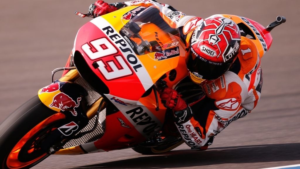 Así 'estrujó' Márquez su moto en Argentina para 'volar' hacia la pole de MotoGP