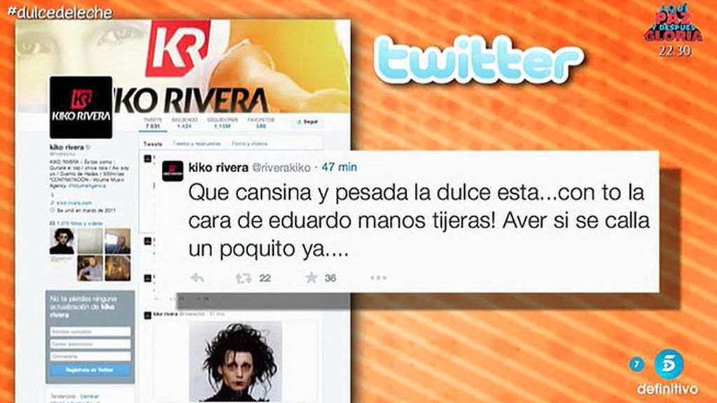 Kiko Rivera responde a Dulce en Twitter