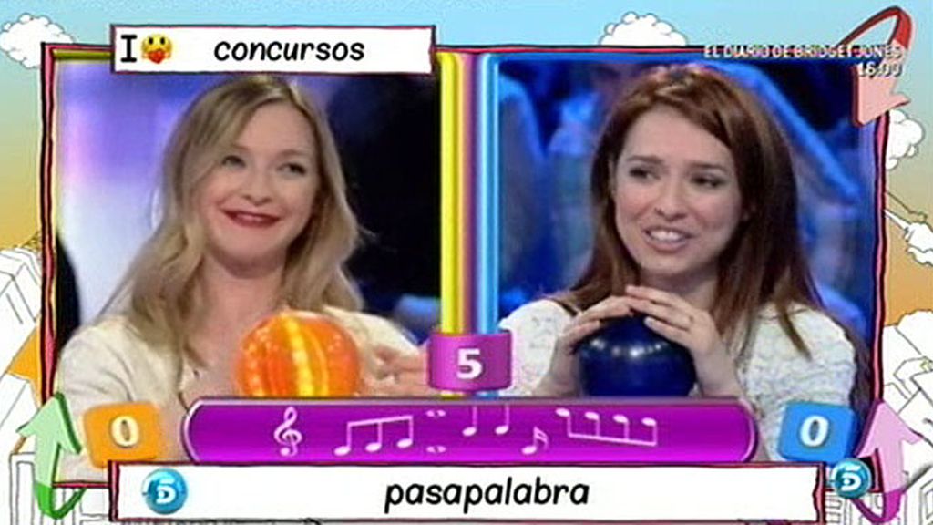 María Esteve y Cristina Brondo: duelo musical en 'Pasapalabra'