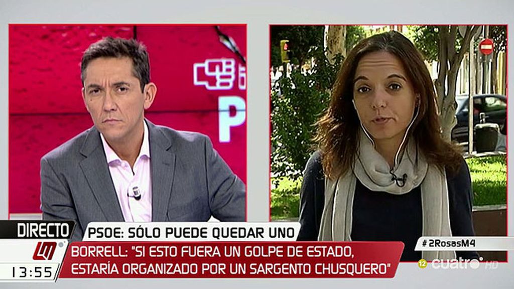 Sara Hernández, PSOE Madrid: "Estoy absolutamente con Pedro Sánchez"
