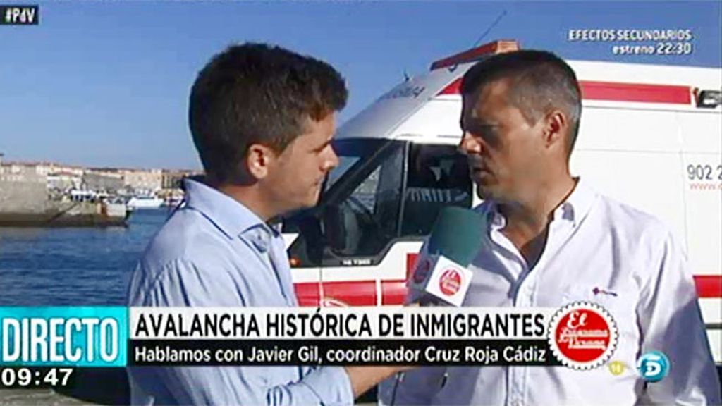 J. Andrés Gil, alcalde de Tarifa: "Hay una falta de capacidad de los medios, no están preparados para estas avalanchas"