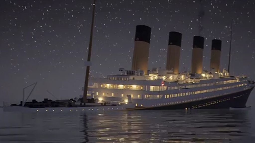Así fue el hundimiento del Titanic