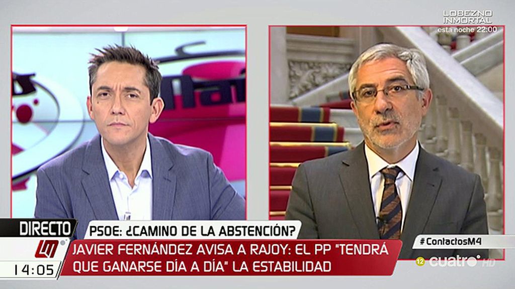 Gaspar Llamazares: "El mal mayor es la continuidad de Mariano Rajoy al frente"