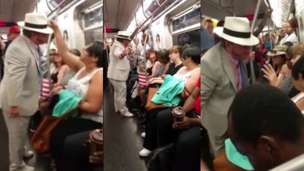 Un seguidor de Trump enloquece al 'quitarle el sitio' una mujer negra en el metro de NY