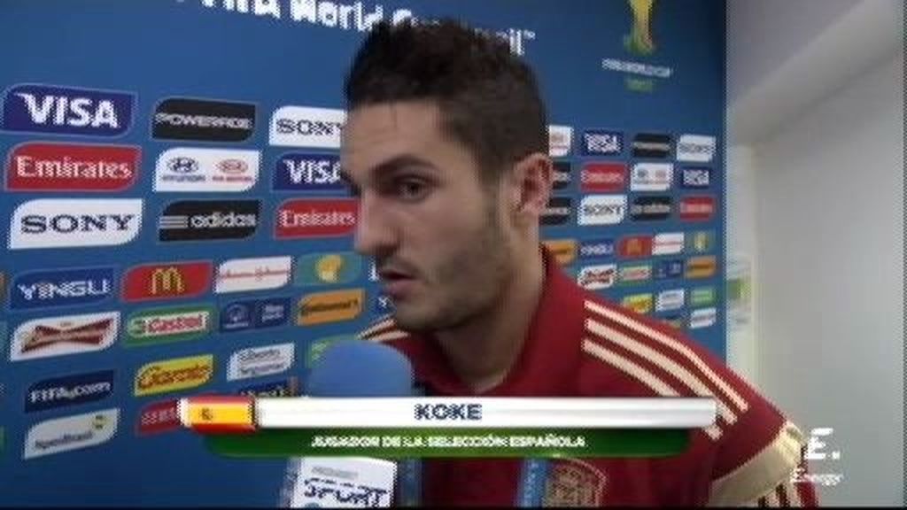 Koke: "La gente está triste y cabizbaja"