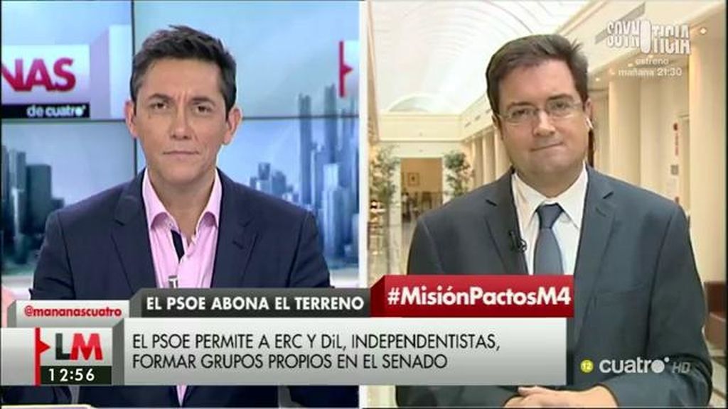 Óscar López: “No hay ningún pacto entre el PSOE y ninguna fuerza independentista”