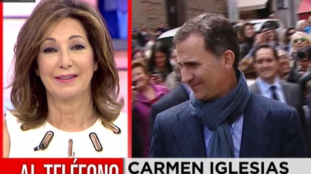 Carmen Iglesias, tutora del Príncipe: "Es una persona bondadosa con criterio y serenidad"