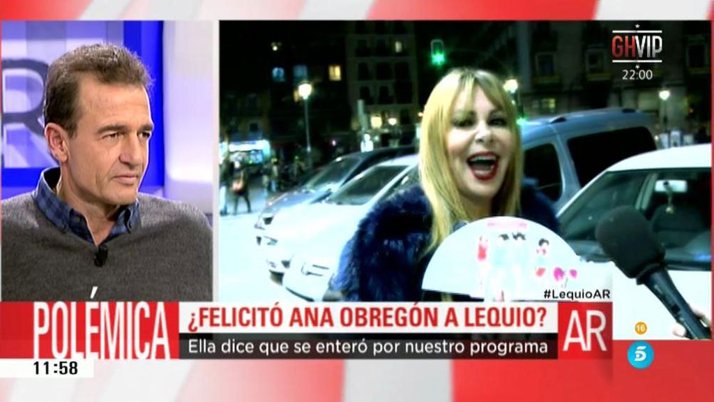 La extraña reacción de Ana Obregón al conocer la futura paternidad de Lequio