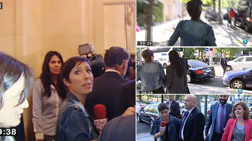 Soraya Sáenz de Santamaría da esquinazo a Nebot