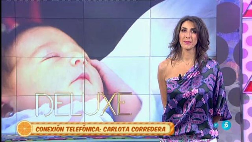 Carlota Corredera: “Estoy emocionada por volver al programa y, sobre todo, para contar que mi niña está bien”