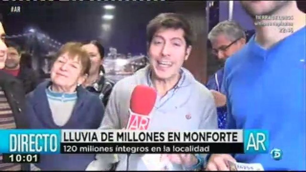 'El niño' lleva una lluvia de millones a Monforte