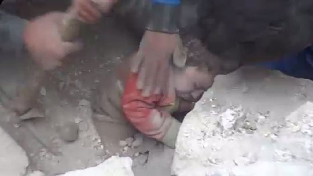 Vida bajo los escombros en Siria