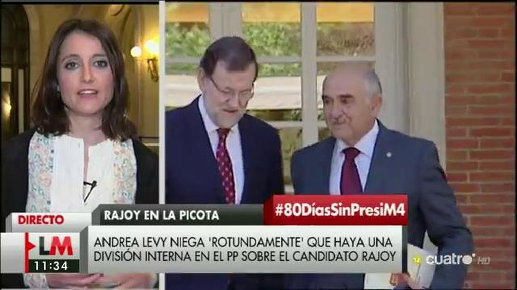 Andrea Levy: “El Partido Popular no va a negociar sin Mariano Rajoy”