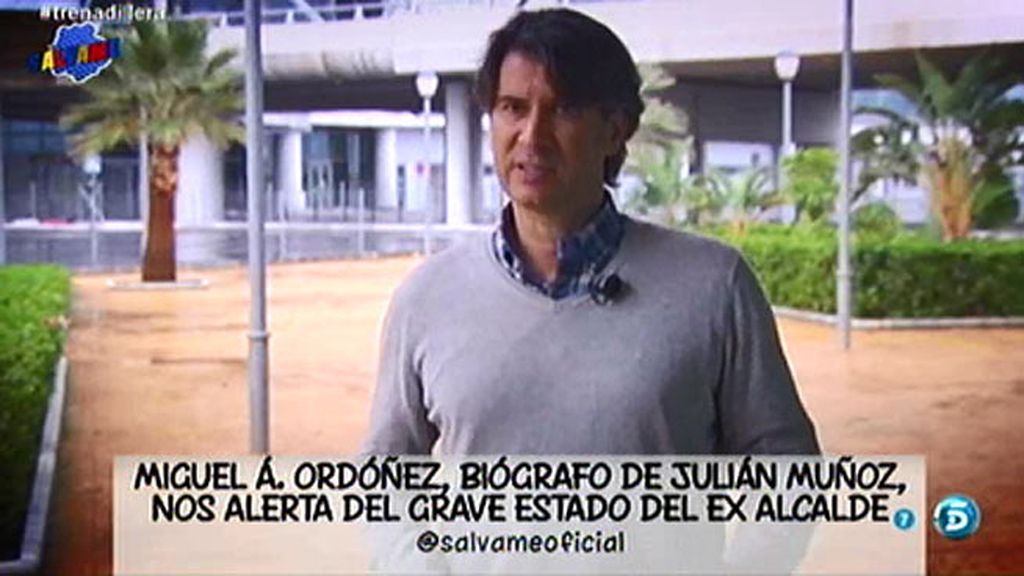 El biógrafo de Julián Muñoz advierte sobre su estado de salud: "Un día nos da un susto"