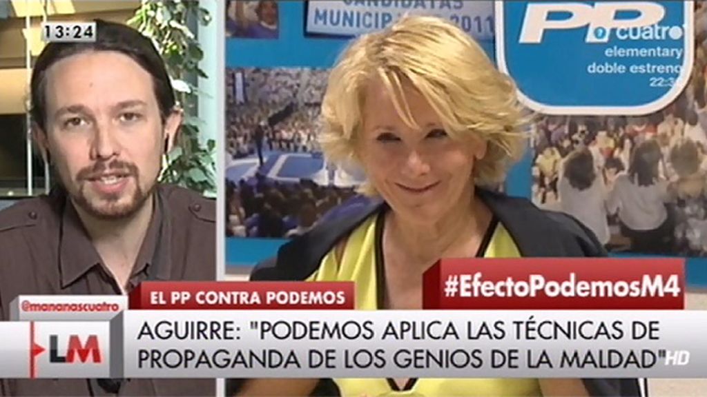 Iglesias, de Aguirre: "No sé qué hemos hecho para merecer dirigentes políticos así"