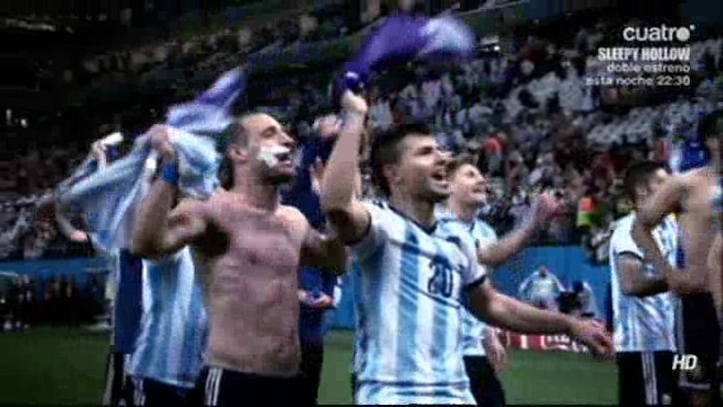Explosión de felicidad de Argentina