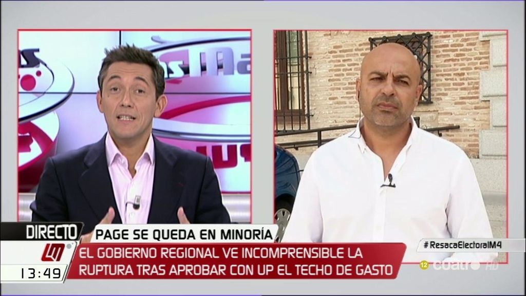 García Molina: "García-Page está más interesado de Madrid que de La Mancha"
