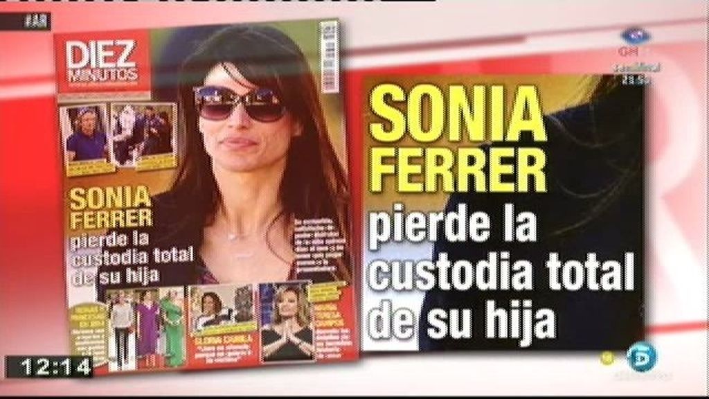 Sonia Ferrer pierde la custodia total de su hija