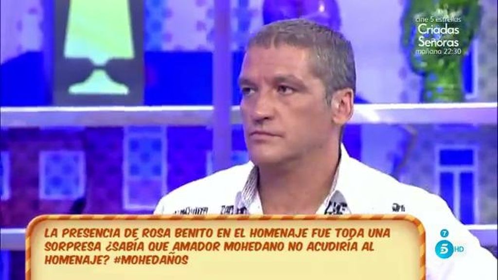 Según  José Fernando, nadie le avisó para ir al homenaje de su madre