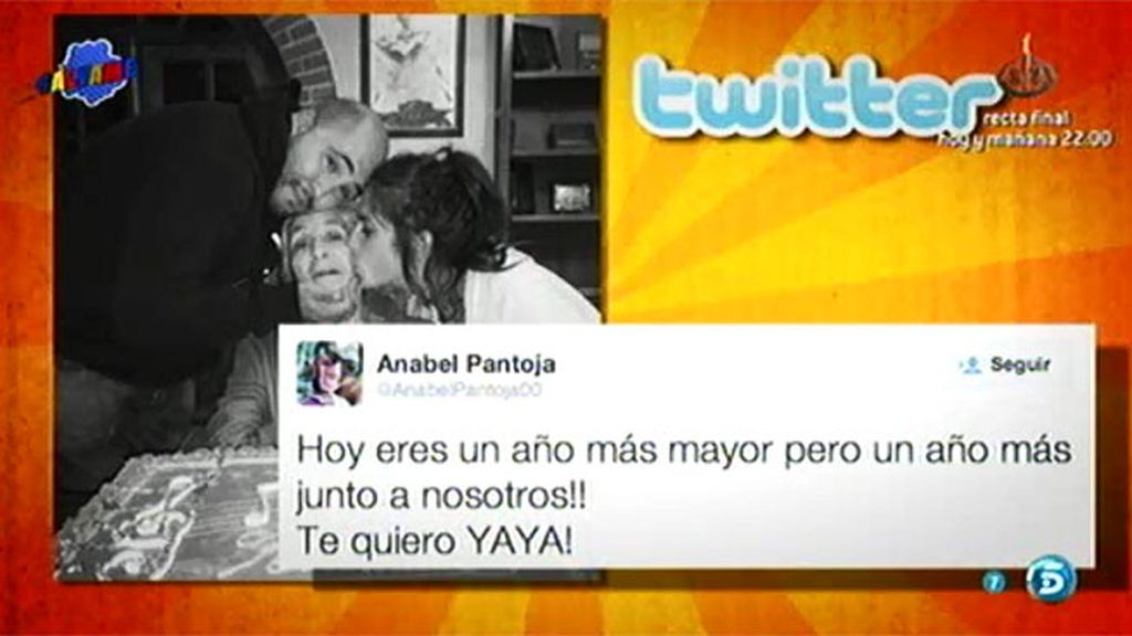 Anabel Pantoja felicita a su abuela Ana en Twitter con Kiko… pero ni rastro de Chabelita