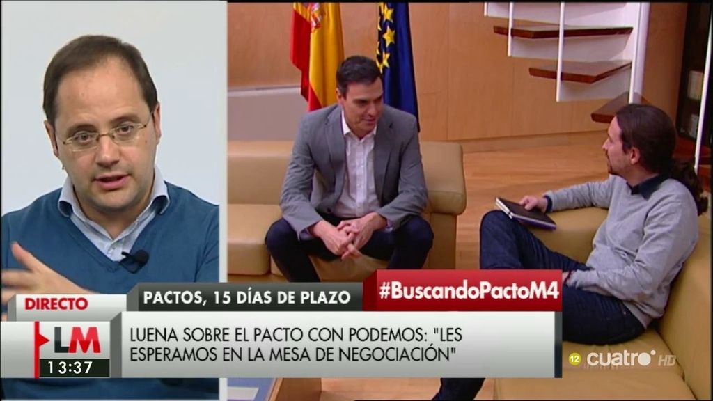 César Luena, de Podemos: “Llevan demasiados días perdidos”