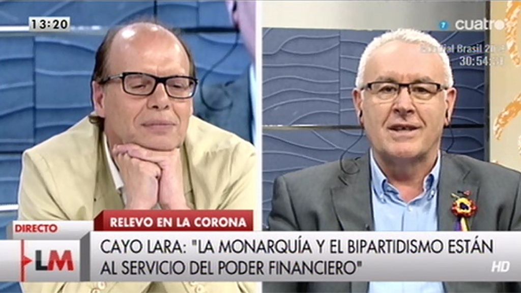 C. Lara, a J. González: "Creo que a quien le mete un gol Podemos es al bipartidismo"