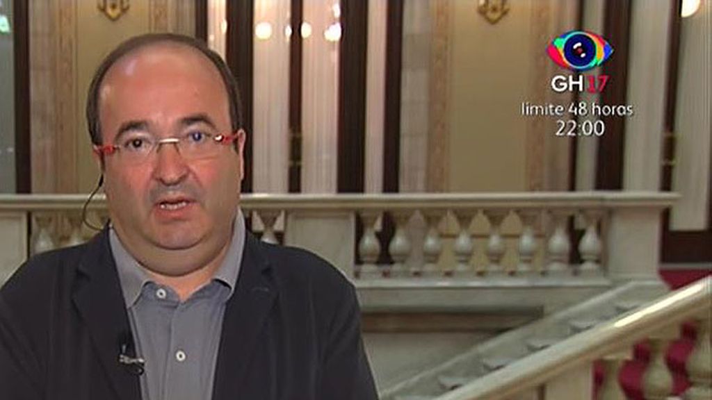 Miquel Iceta: "La solución es hablar con todo el mundo pero habrá que esperar al 26"