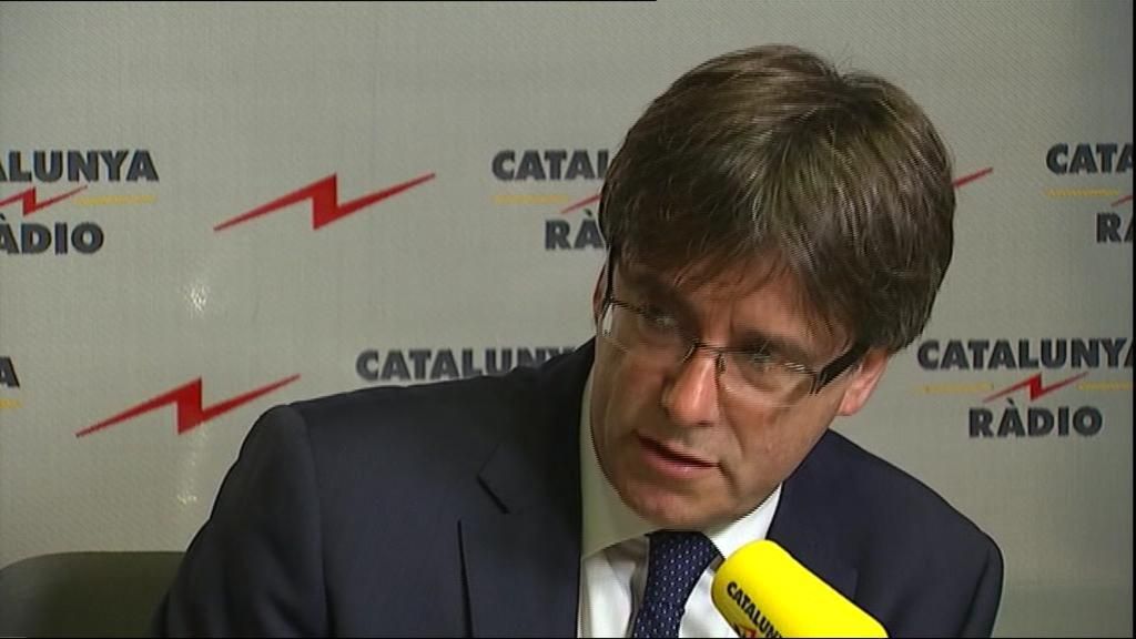 Puigdemont dice que en julio de 2017 Cataluña será independiente