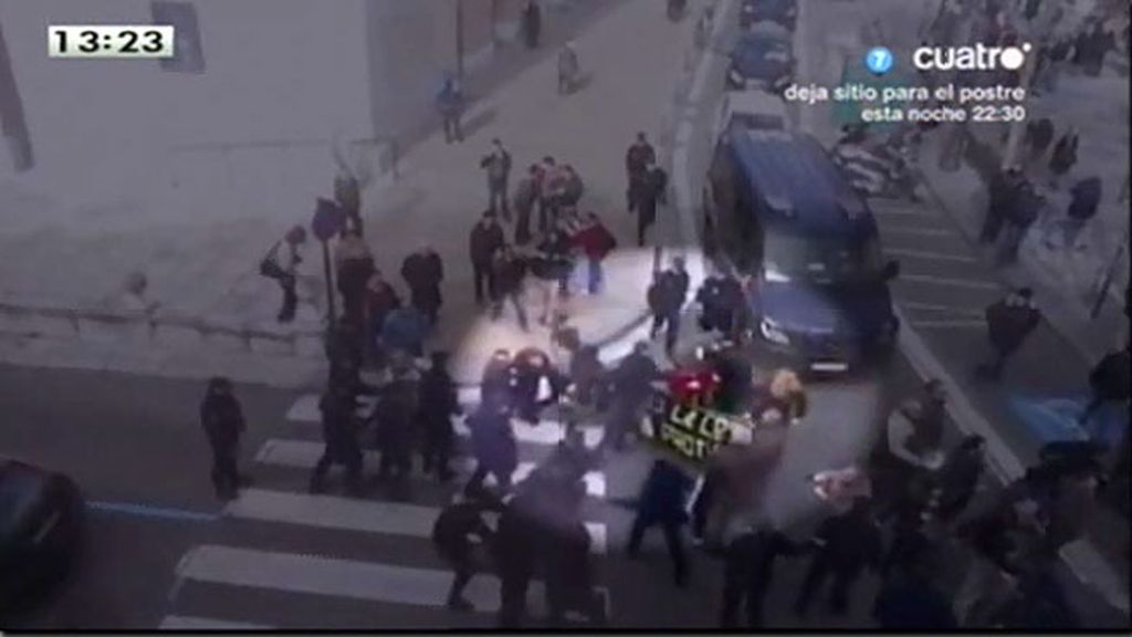 Una mujer sigue hospitalizada tras lo ocurrido en la manifestación en Valladolid