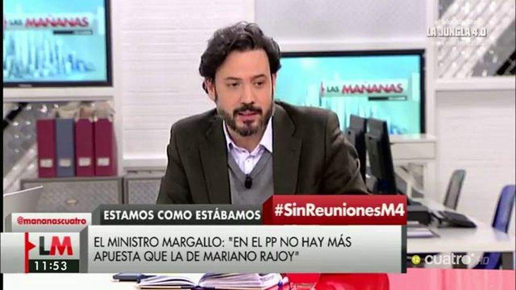 Guillermo Mariscal: “No existe cuestionamiento a la figura de Mariano Rajoy”
