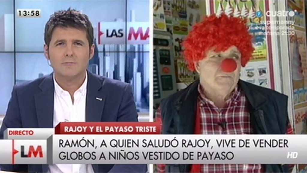 Entrevista con Ramón, el 'payaso' al que Rajoy saludó