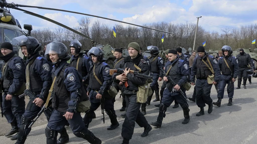 El ejército ucraniano recupera el aeródromo de Kramatorsk