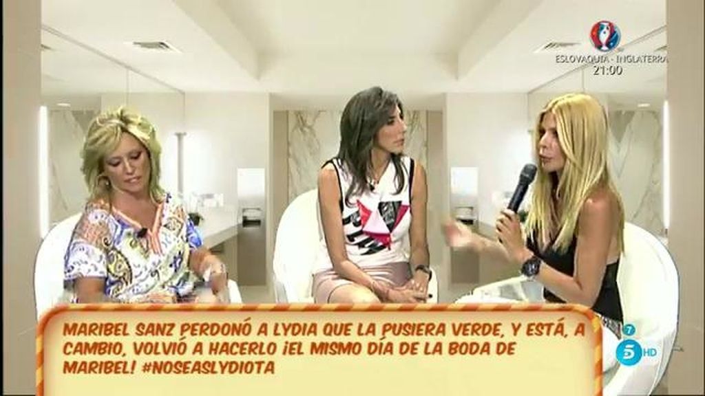 M. Sanz pilló a Lydia criticando su vestido en su boda: “No me importa su amistad”