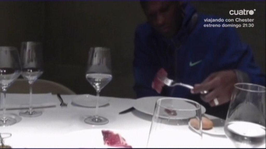 Lamar Odom ya conoce el jamón en Vitoria