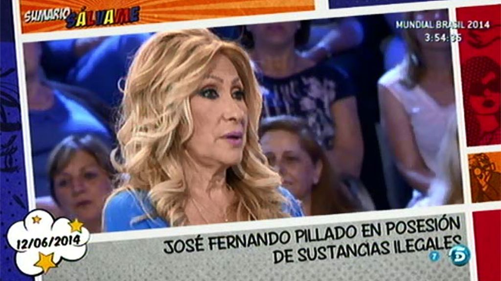 Rosa, sobre Jose Fernando: "Como siga tropezando, volverá a donde lo pasó tan mal"