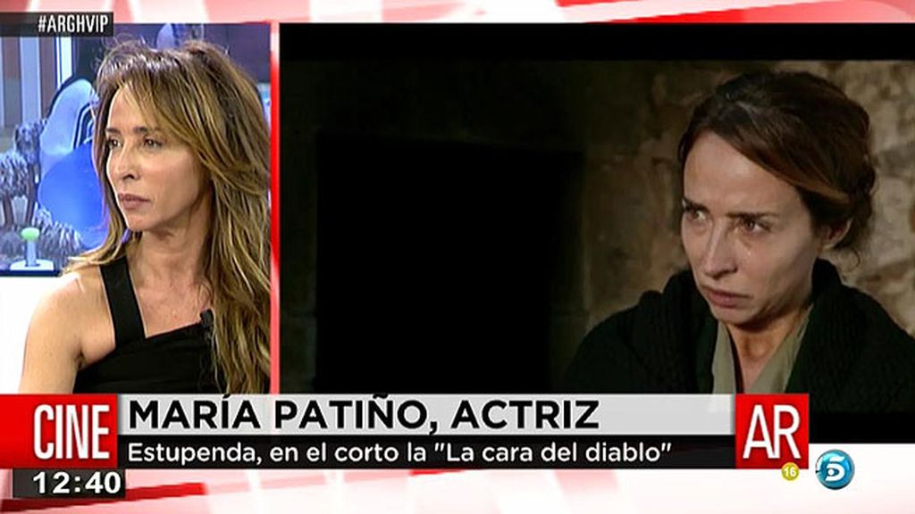 María Patiño debuta como actriz en el corto 'La cara del diablo', de Julio de la Fuente