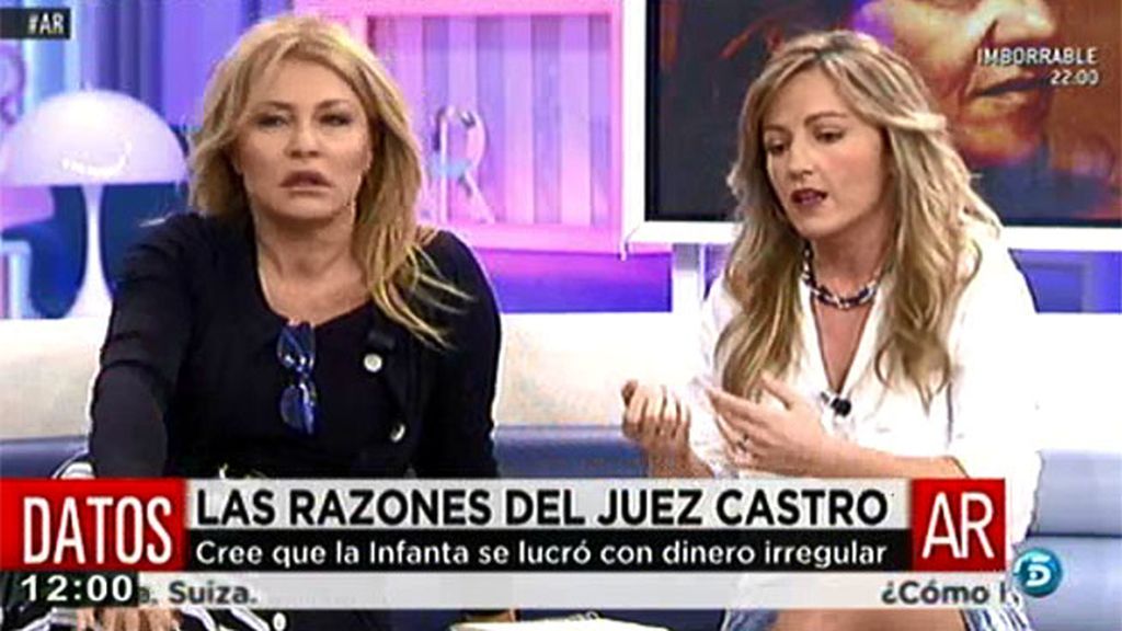 La Infanta Cristina hacía uso del dinero de Aizoon de forma independiente, según Sandra Aladro