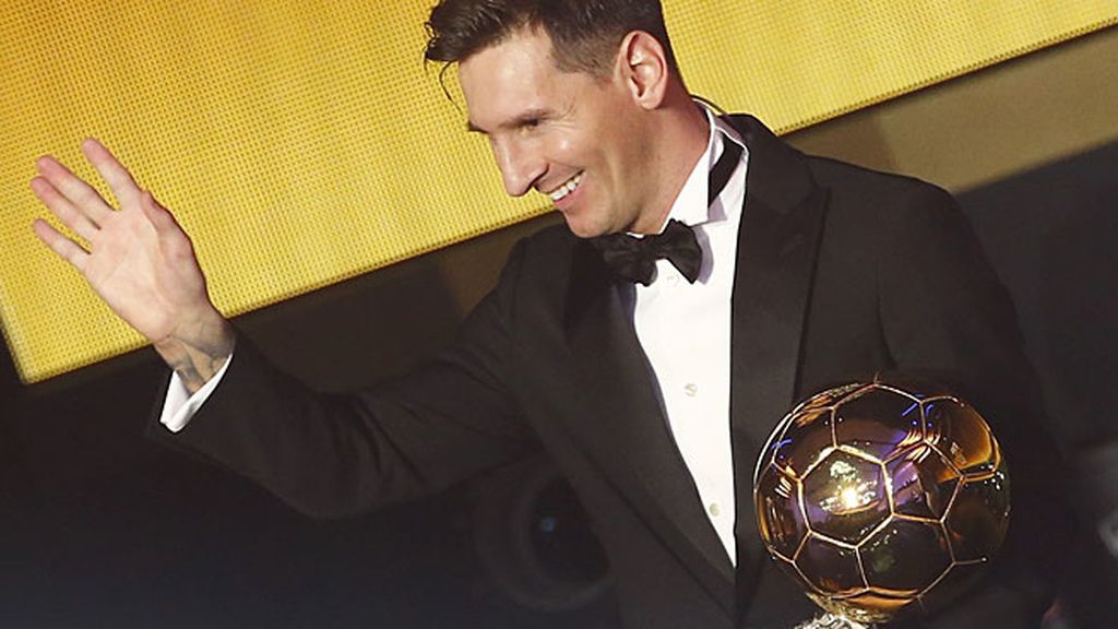 Leo Messi gana su quinto Balón de Oro por delante de Cristiano Ronaldo y Neymar