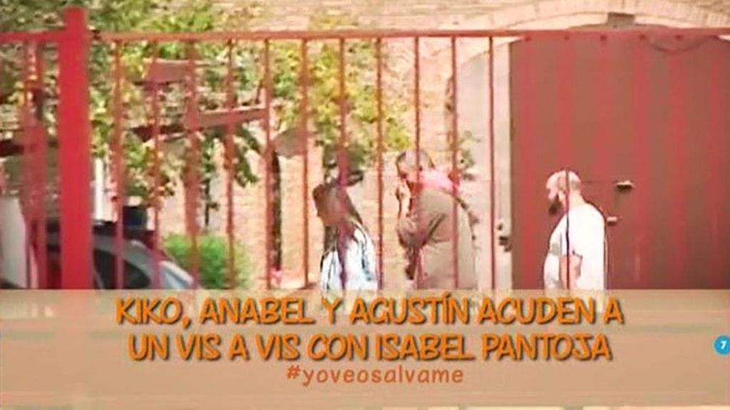 Kiko Rivera, Agustín y Anabel Pantoja visitan a la cantante en prisión