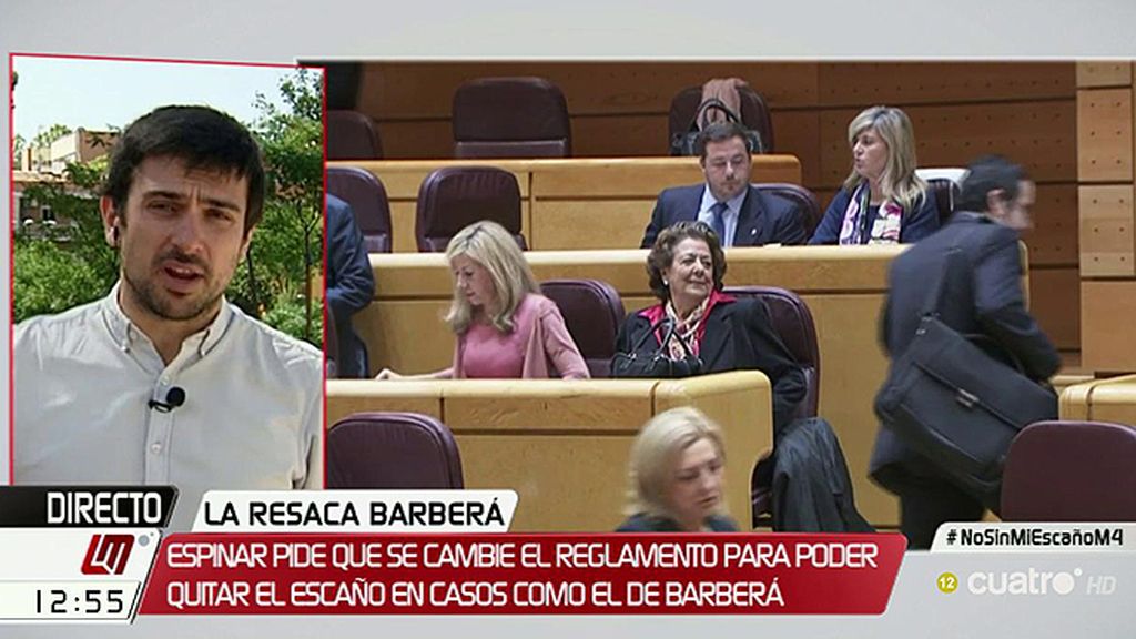 Ramón Espinar, Podemos: "Si cambiásemos el sistema Barberá estaría en la cárcel"