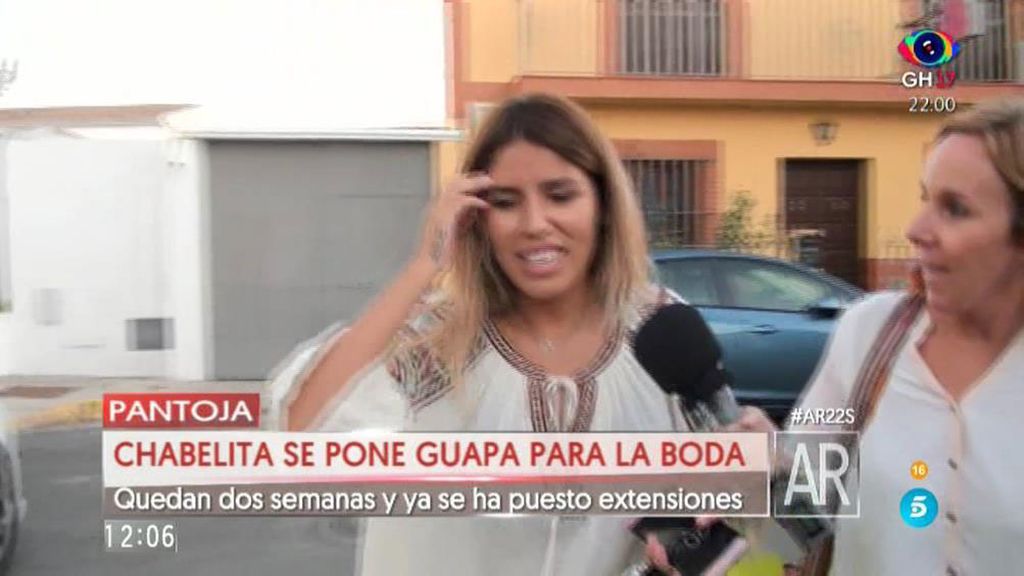 Chabelita se prueba el vestido para la boda de su hermano e Irene