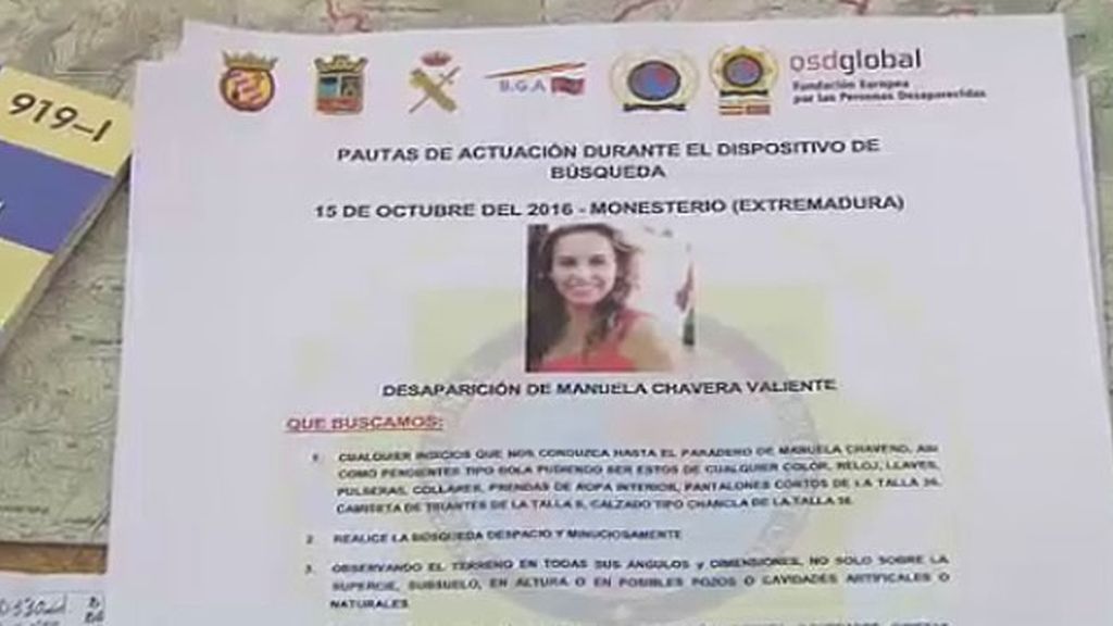 Una gran batida busca pistas del paradero de Manuela Chavero en Monesterio